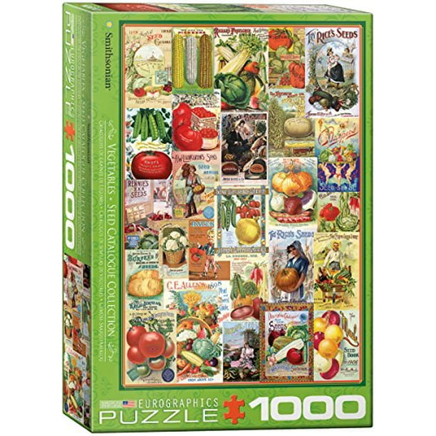 Eurographics Légumes Smithsonian Seed Catalogues (1000 Pièces) Puzzle