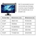 thumbnail image 3 of Acrylic Transparent Hanging Monitor Eye Protection Film - Anti-Glare, High Clarity Screen Protector for 20-22 Inch Displays (490x317mm) with Easy Installation Kit, 3 of 6