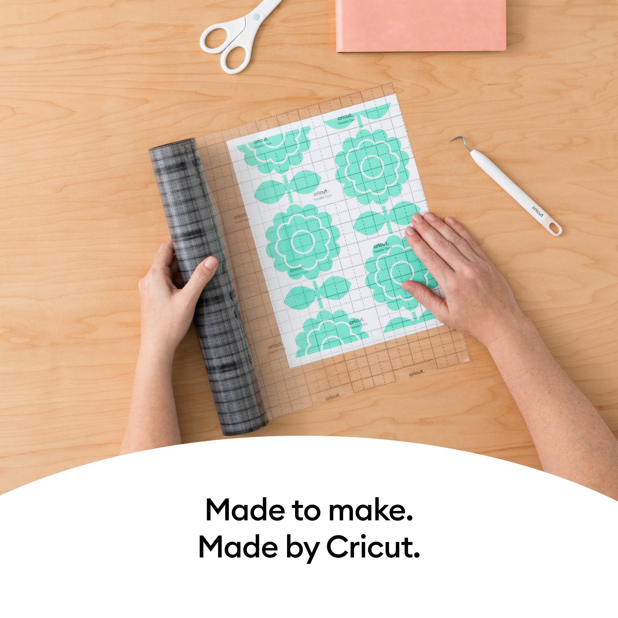 Cricut® Linerless Transfer Tape (75 ft) Transparent, 13" x 900"