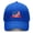 Blue, variant on United States 250th Anniversary Hat with Retro Patriotic Printed Artwork and Curved Brim Baseball Cap Design