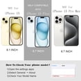 thumbnail image 4 of Étui pour iPhone 15 Plus, Compatible avec MagSafe, Cadre Ondulé Transparent Magnétique avec Paillettes Scintillantes, Acrylique Dur Transparent pour iPhone 15 Plus, Noir Pailleté Clair, 4 of 4