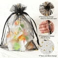 thumbnail image 3 of 100PCS Moon Star Organza Bags, 4x6" Wedding Favors Bags with Drawstring, Mixed Color Little Mesh Candy Gift Pouches for Party, Jewelry, Christmas, Festival, Eid Mubarak Party Favor Bags, 3 of 7