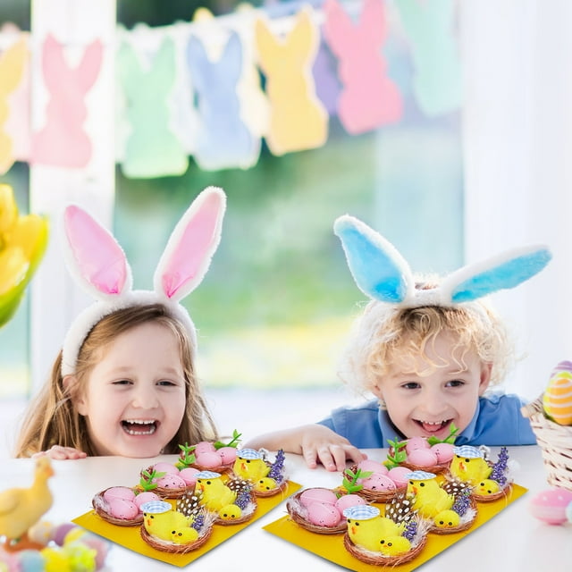 NAOJIE Easter Personality Nest Doll 2 sets (chicken and egg)