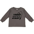 thumbnail image 3 of Inktastic I Hooked Auntie's Heart with Fishing Rod Boys or Girls Long Sleeve Toddler T-Shirt, 3 of 5
