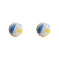 thumbnail image 1 of serony Fun And Safe Dog Toy For Dogs Durable Easy To Clean Squeaky Chew Toy Pet Balls volleyball 2Set, 1 of 6