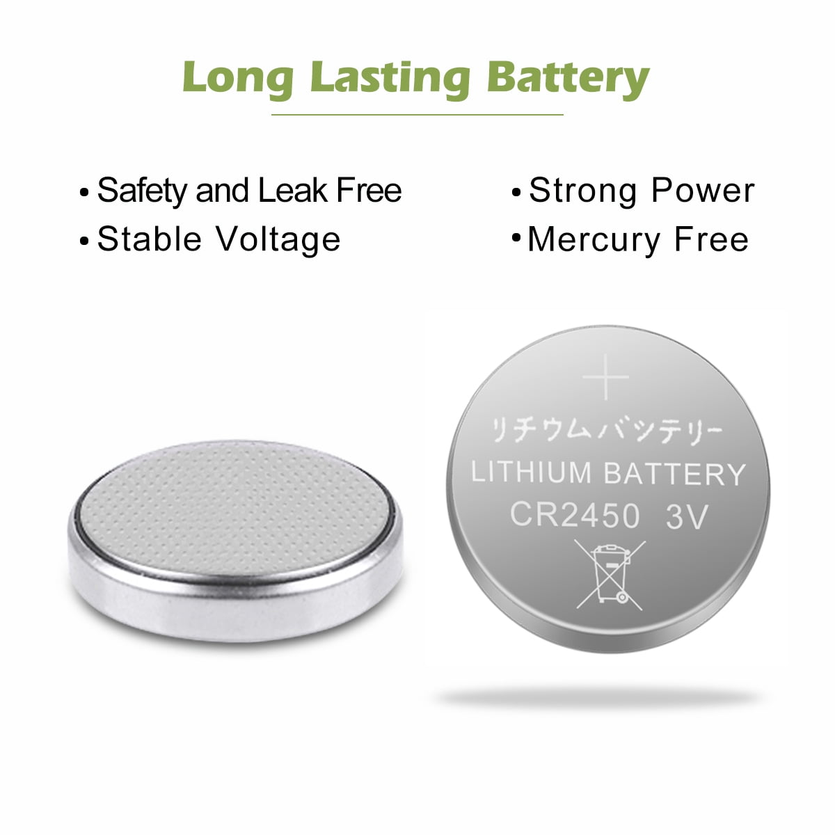 Eve CR2450 3V 600mAh Coin Battery - HDA Enerji