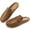Brown, variant on Ablanczoom Mules Women Flats Shoes: Loafers Women Comfortable Dressy Round Toe Slip-on Work Slides Sandals