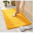 thumbnail image 2 of 50*80cm Bath Rugs 2pcs Set Made of 100% Polyester Extra Soft and Non Slip Bathroom Mats Specialized in Machine Washable and Water Absorbent Shower Mat,Sky Blue, 2 of 6