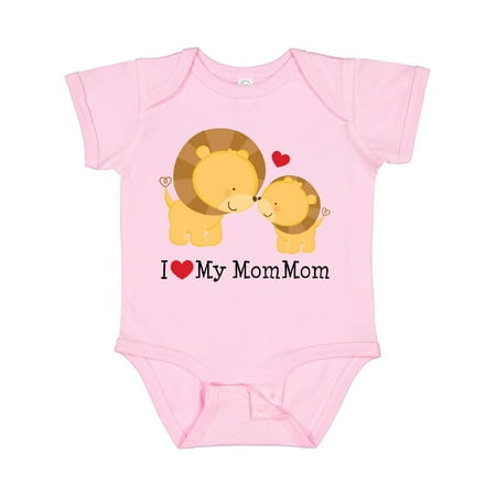 

Inktastic I Love My MomMom Gift Baby Boy or Baby Girl Bodysuit