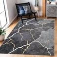 thumbnail image 5 of 1PC Cracked Style Area Rug Local Rug, Lightweight Washable Easy-to-Tidy Carpet Mat Festival Gift, Suitable for Living Room, Bedroom, Dining Room, Bathroom, Entryway, Choose Room Decor, 5 of 8