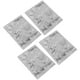 thumbnail image 2 of 4 Uds. Sellos transparentes, plantillas transparentes decorativas de forma única para manualidades de álbumes de recortes DIY, 2 of 8