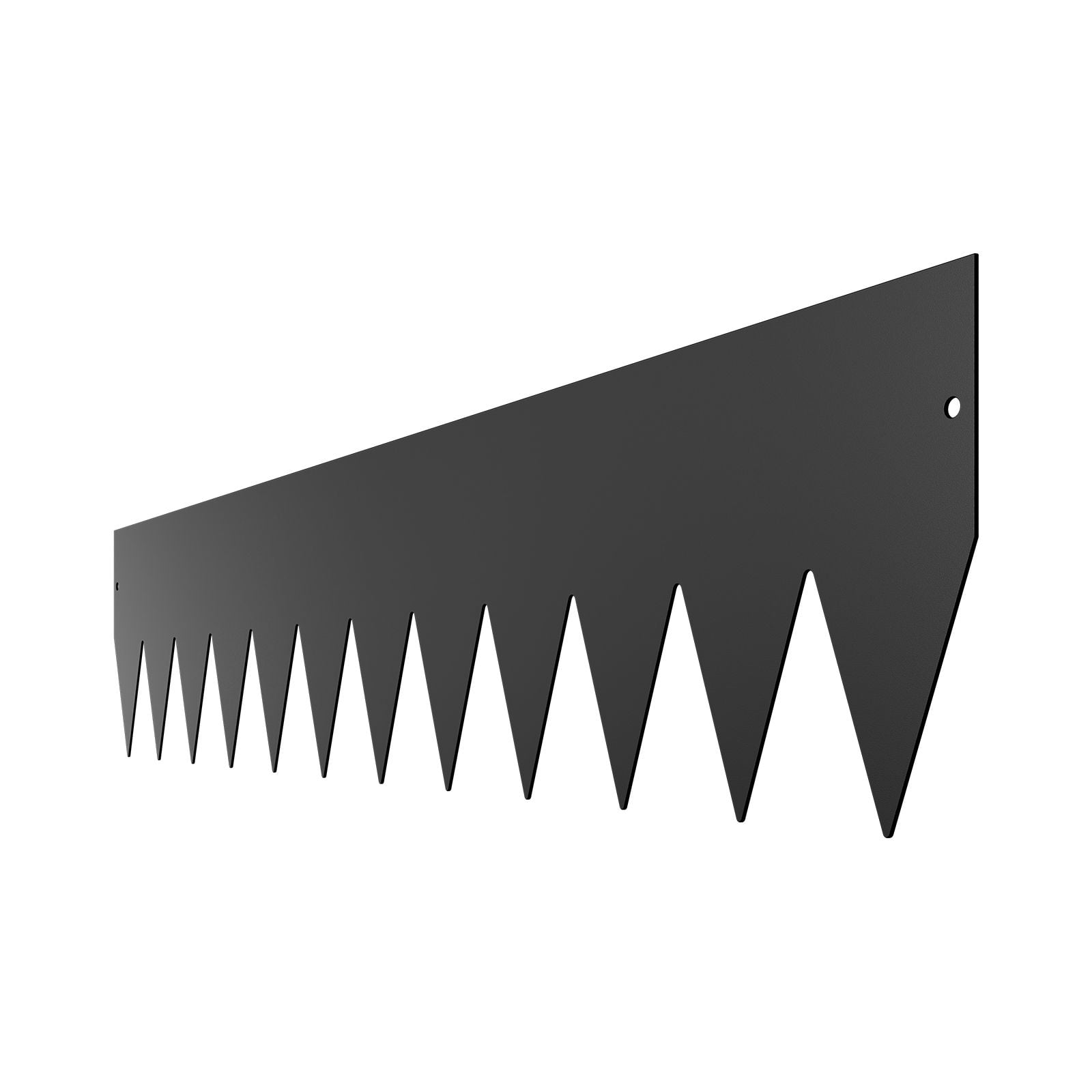 Steel Landscape Edging, 6 Packs 40 x 8 in Rust-Resistant Metal Landscape Edging, Bendable Garden Edging Border, Heavy Duty Lawn Edging, Easy-to-Install, Flower Bed Yard Pathway Divider Black