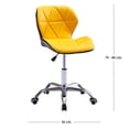thumbnail image 2 of Silla de oficina con respaldo geométrica ergonómica ilios innova Amarillo, 2 of 9