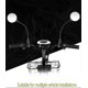 thumbnail image 2 of 1 Pcs Bike Mirrors, Bicycle Mirror, Bike Mirror 360 Adjustable And Rotatable, Rear View Wide Angle Handlebar Mirror For Bicycle, E-bike, Motorcycle, M, 2 of 5