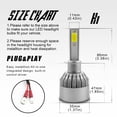 thumbnail image 5 of For Honda CR-V 2005 2006 CRV 4x LED Headlight High Low Beam Combo Bulbs, 5 of 6