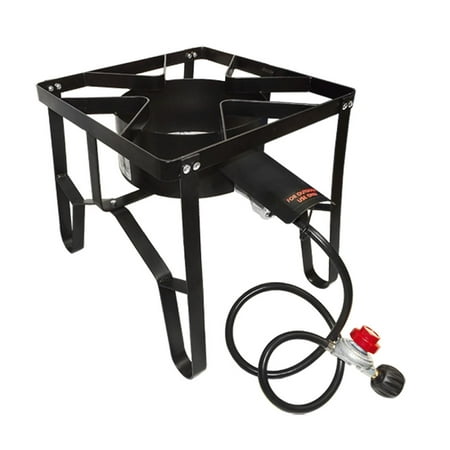 Portable Gas Cookers - Propane Portable Gas Stove Burner Camper Cooker High Pressure UL Regulator BBQ
