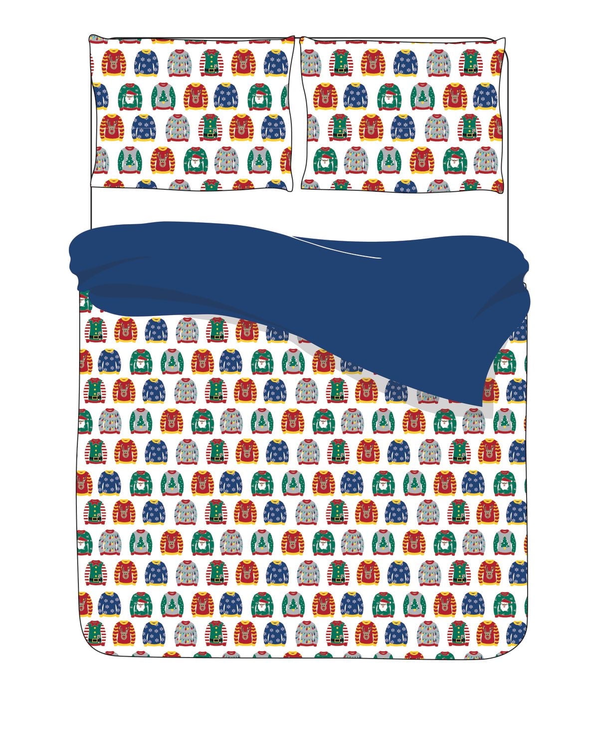 Holiday Time Sweater Duvet Cover Set