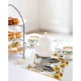 thumbnail image 4 of Modern Elephants Kitchen Dish Towels for Drying Dishes Set of 2, Spring Summer Watercolor Sunflowers Daisy Waffle Weave Microfiber Hand Tea Bathroom Towels Quick Dry & Absorbent Towel 12x12, 4 of 7