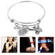 thumbnail image 3 of Pulsera ajustable de metal para graduados de la Clase 2025 Regalo de graduación Joyería de graduación universitaria Pulsera de graduación, 3 of 7