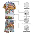 thumbnail image 4 of My Singing Monsters Boys Girls Short Sleeve Mesh T-Shirt And Shorts Outfit Set Summer Clothes Set for Kids, 4 of 8