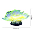 thumbnail image 6 of mdesiwst Aquarium Artificial Coral Silicone Coral Figurine Fish Tank Decor Glow-in-The-Dark Faux Coral with Suction Cup Underwater Landscape for Betta Fish Tank, 6 of 8
