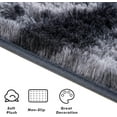 thumbnail image 2 of Junovo Luxury Velvet Shag Area Rug Modern Indoor Fluffy Rugs, Extra Comfy and Soft Carpet For Bedroom Living Room Kids Room,8'x10',Dark Gray, 2 of 7
