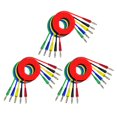 thumbnail image 1 of 3x Juego de Línea de Prueba de Cable de Prueba a de Conector Banana a Banana de 5 Piezas de 4 Mm (1M) Soledad Cable de prueba de conector banana, 1 of 10