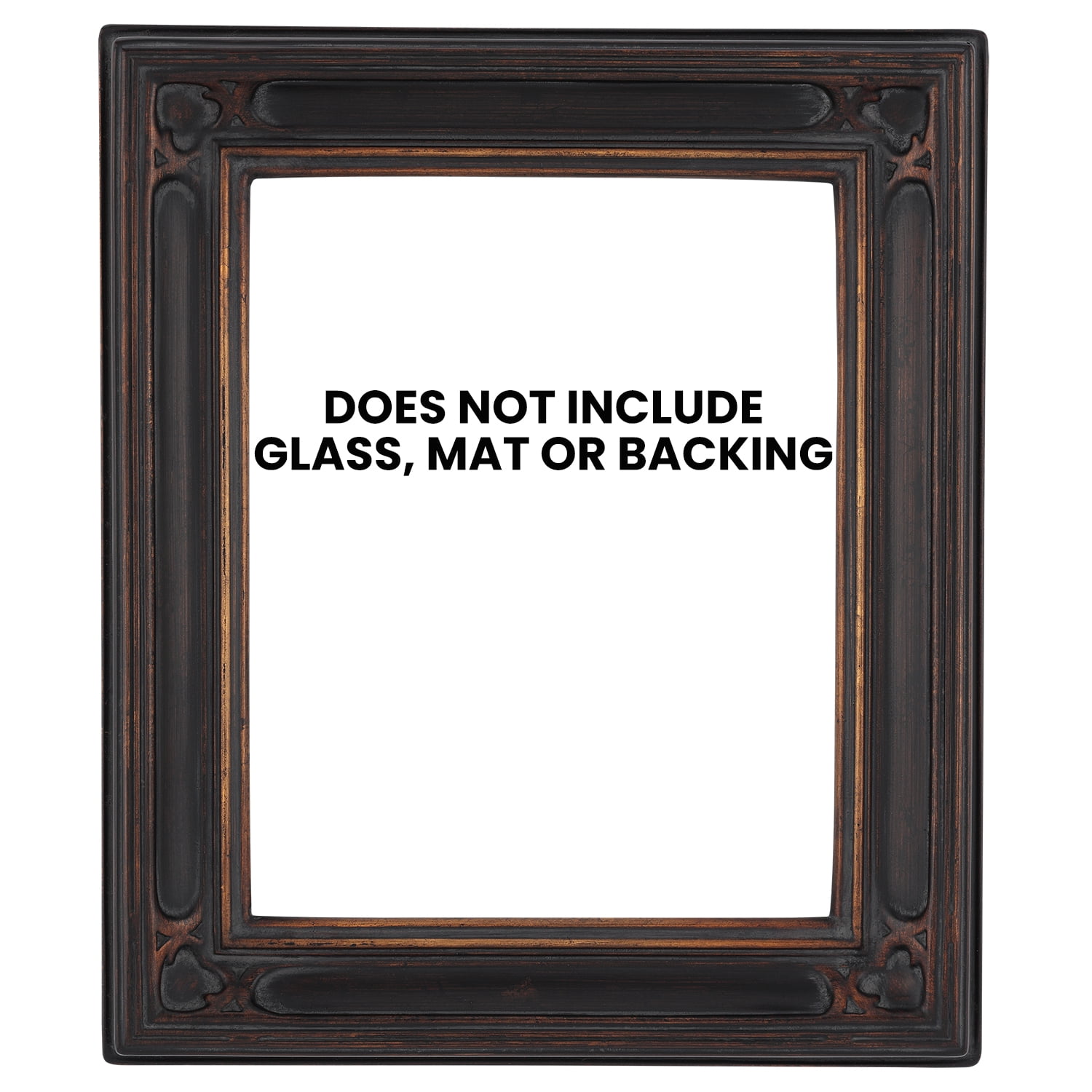 Creative Mark Museum Collection Gothic Ornate Picture Frame - 18x24, Black Gold Oil Painting Frames | 6 Pack | Closed Corner High-End Antique Style Frames | Open Back Frames with No Glass or Backing