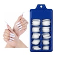 thumbnail image 1 of Uñas postizas a presión, regalo para mujer, 100 uñas acrílicas artificiales mate con diseño de bailarina de ataúd, decoración de extensiones de uñas, uñas postizas., 1 of 3