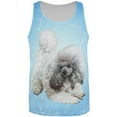 thumbnail image 1 of Poodle Live Forever All Over Adult Tank Top - 2X-Large, 1 of 2