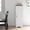 White + MDF#919, variant on Sideboard Buffet Cabinet with 2 Drawers and Adjustable Shelf, White MDF Kitchen Storage Cabinet for Living Room, Hallway, Entryway, 26.75 W