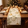 thumbnail image 2 of Toycle Christmas Linen Table Banners Festive Holiday Table Cover For Dining Table Home Party Tablecloth Decoration Multicolor, 2 of 6