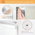 thumbnail image 2 of LazBlinds No Tools No Drill Cordless Roman Shades for Windows, Blackout Thermal Insulated UV Blocking Window Blinds, Room Darkening Fabric Blinds for Indoor Windows, 31'' W x 64'' H, Beige, 2 of 6