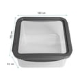 thumbnail image 2 of Hermetico Homecreations Plástico Redondo Tapa Expandible 1900ml, 2 of 4