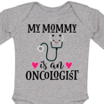 thumbnail image 4 of Inktastic Oncologist Mommy Girls Long Sleeve Baby Bodysuit, 4 of 5