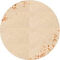 thumbnail image 1 of Ahgly Company Indoor Round Patterned Moccasin Beige Area Rugs, 4' Round, 1 of 6