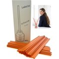 thumbnail image 1 of Lsxhxlxy 100 Orange Reed Fiber Diffuser Sticks,Diameter 3.5mm, Length 190mm (7.48 inches), Suitable for Various Essential Oils and Perfume, Lasting, Stable and Diffusing Fragrance, 1 of 4