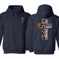 thumbnail image 4 of Christian Camo Cross Hoodie for Men & Women, 2-Sided Bible Verse Hoodie, Faith Christian Sweatshirt, Camo Cross Graphic Pullover, Christmas Religious Gift, Unisex Casual Streetwear, 4 of 6