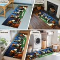 thumbnail image 5 of Abstract Animal Runner Rug for Hallway 2x6ft, Dog In The Room Play Poker Games Non Slip Floor Mat Washable Low-Profile Indoor Carpet for Living Room, Bedroom, Dining Room, 5 of 9