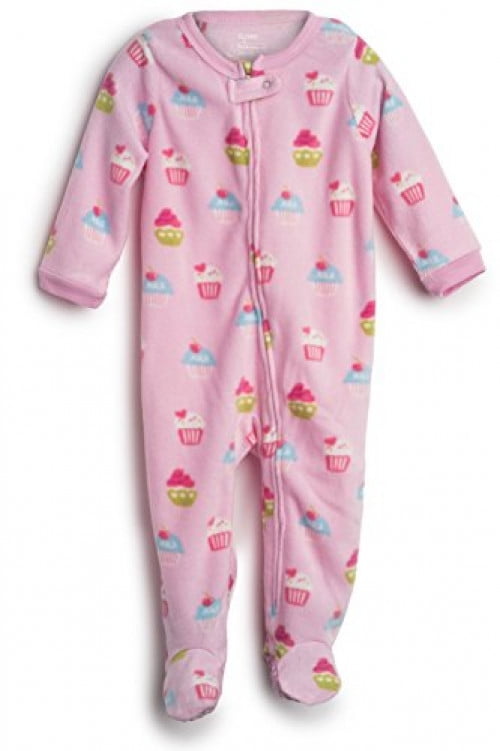 Baby Blooms Macys Long Sleeve Shirt Pants Pajama Set New Pink 0 6 Months cupcake 