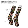 thumbnail image 2 of Lsque Mushrooms Pattern Sport Compression Socks for Men & Women 15-20 mmHg Knee High Nurse Pregnant Running Medical and Travel Athletic, 2 of 6