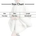 thumbnail image 3 of Women's Plush Cardigan Faux Fur Comfy Soft Cloak Shawl Wraps Winter Poncho Oversized Cape For Evening Party (Free Size, White), 3 of 7