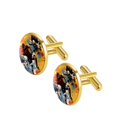 thumbnail image 2 of Football Elegant Mens Cufflink Set for Formal Attire, Made of Stainless Steel, for Business Meetings, 2 of 6