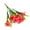 Red, variant on Artificial Flowers Artificial Flower Plastic Artificial Bouquet (Purple Pink)