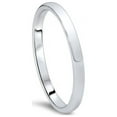 thumbnail image 2 of Pompeii 2mm Dome High Polished Wedding Band 10K White Gold (,), 2 of 4