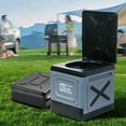 thumbnail image 4 of Langgg Commode Toilet For Adults Lightweight And Portable Camping Hiking Portable Toilet For Camping style 2 gray, 4 of 6
