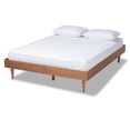 thumbnail image 3 of Baxton Studio Rina Mid-Century Modern Ash Wanut Finished Queen Size Wood Bed Frame, 3 of 7