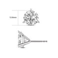 thumbnail image 3 of 1.25 CTW Martini-Set Round Lab Grown Diamond Solitaire Stud Pushback Earrings in 14K White Gold (E-F, VS1-VS2), 3 of 3