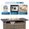 thumbnail image 4 of Sunmthink 8-Piece Outdoor Patio Furniture Sets, Patio Conversation Sets with Fire Pit, Wicker Outdoor Conversation Set with Waterproof Cover, 4 of 6