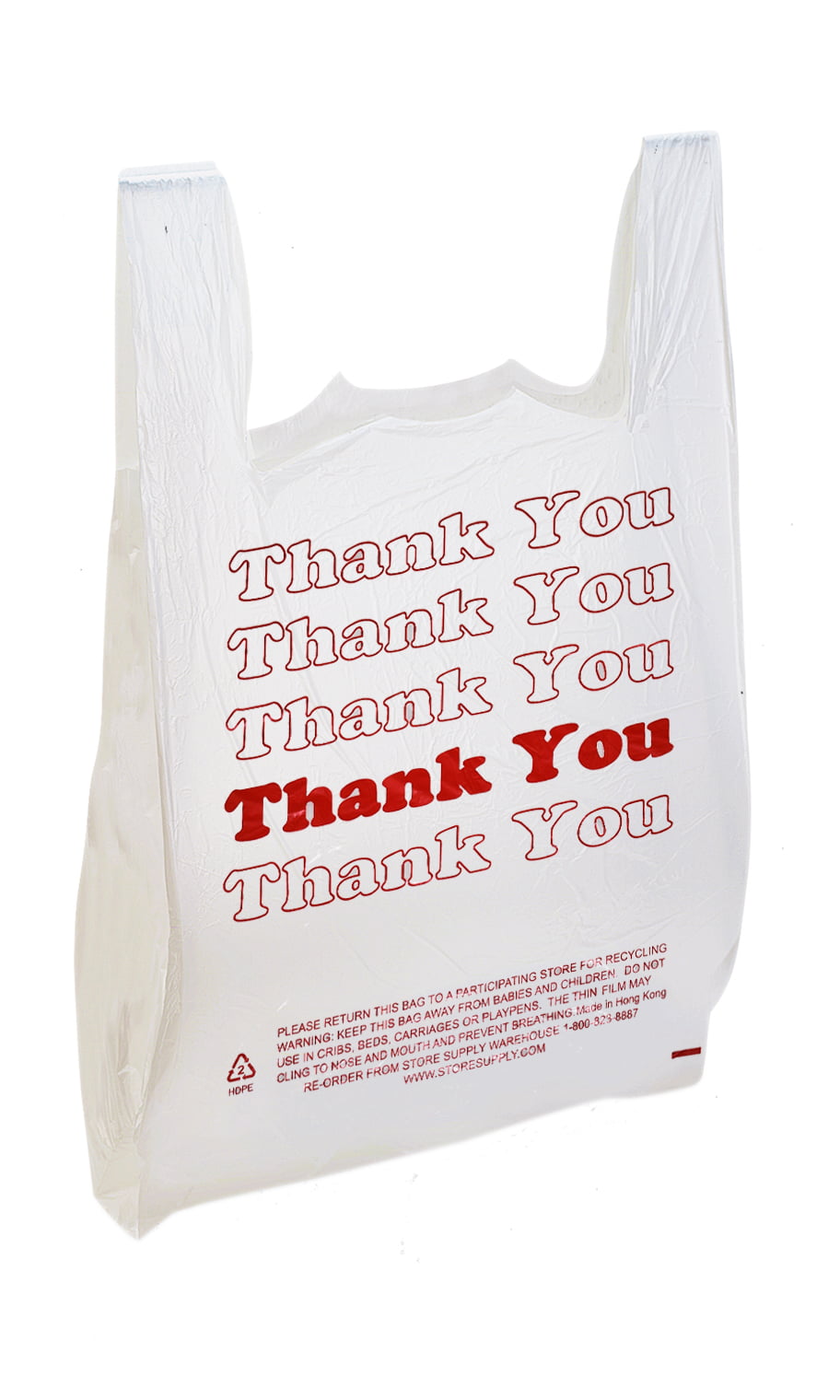 Height 22 Interplas MB-T-24TK Thank You Shopping Bags Width 11.5 0.55 Mil Case of 1000 HDPE